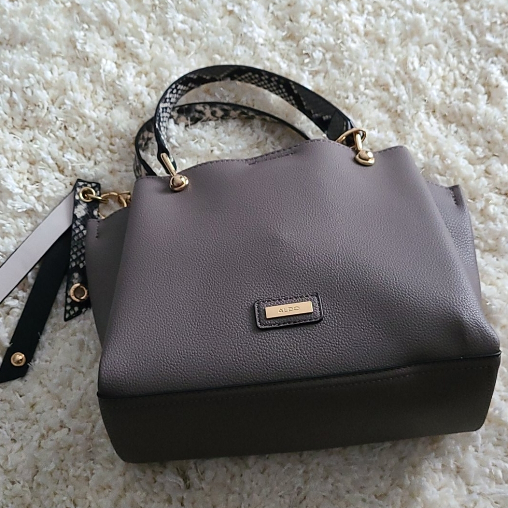 NEW Dark gray medium size purse